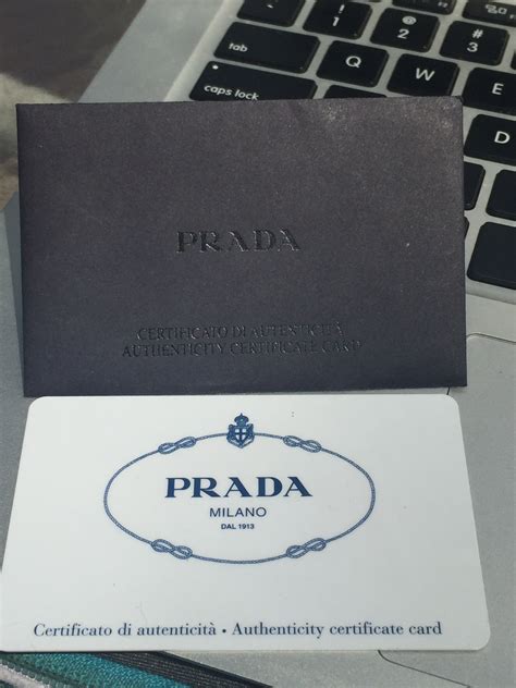 fake prada tote bags|Prada authenticity card.